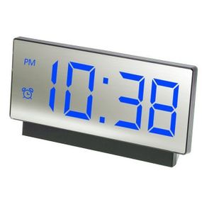 Часы сетевые настольные VST-897-5 (синяя подсветка, температура, от IN-519 USB кабеля)