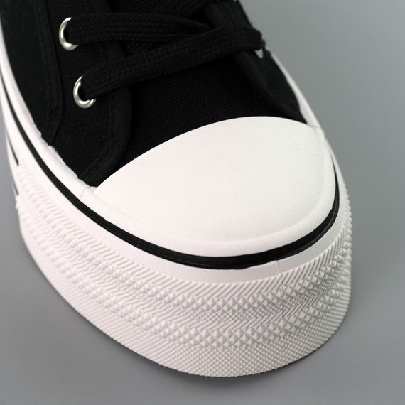 Кеди жіночі 591717 Чорні 36 37 38 39 40 | Зображення 3