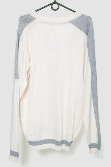Кофта чоловіча на ґудзиках, колір молочний, 244R6180 | Зображення 1