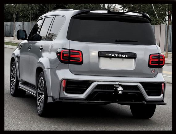 Задні LED ліхтарі 2010-2021 (Black-Sequential) для Nissan Patrol Y62 2010↗ рр. | Зображення 3