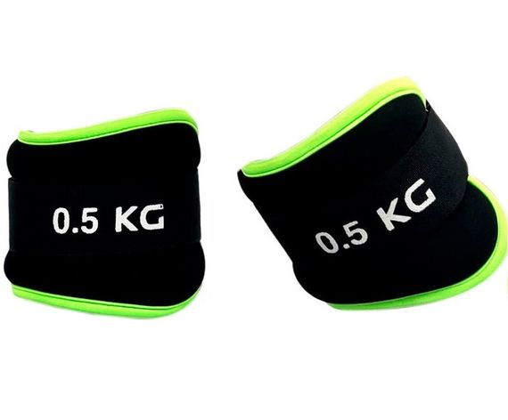 Обтяжувачі EasyFit Comfort 0,5 кг для ніг та рук з металом (пара) (EF-1005-G)