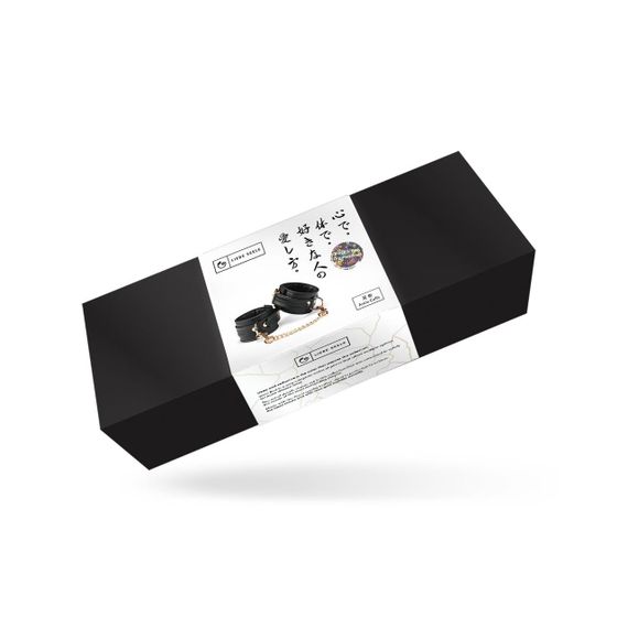 Поножи Liebe Seele Black Organosilicon Anklecuffs, экокожа sexstyle | Зображення 4