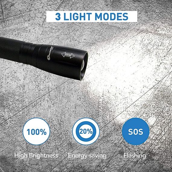 Фонарик светодиодный тактический Electraline Lumina 10W 800LM IPX7 | Зображення 3