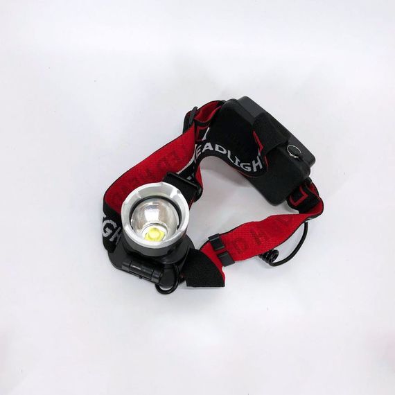 Фонарик на голову с зарядкой, Налобный фонарик с регулируемым ремешком, Фонарь на голову диодный PV-49 | Зображення 5