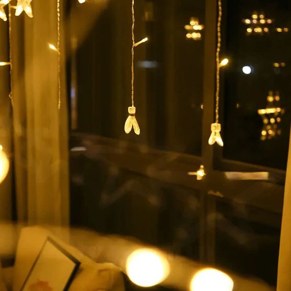 Гірлянда-штора Сіточка LED освітлення XPRO 2х2 м, 200 LED, теплий білий, IP44, 8 режимів світіння (234560673_302) | Зображення 3