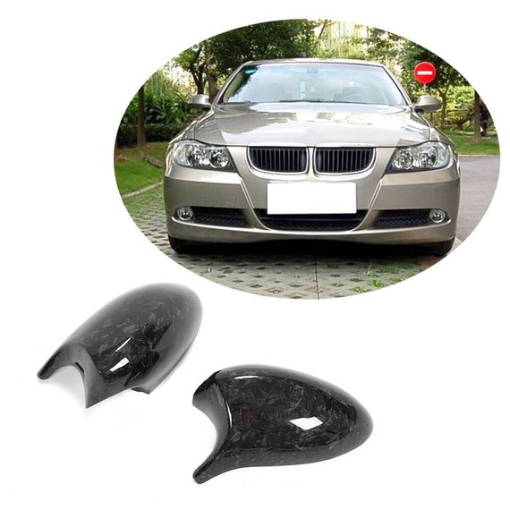 Накладки на Зеркала V2 (для E90/E91 2005-2008, E92/E93 2006-2009, Карбон) для BMW 3 серия E-90/91/92/93 2005-2011 гг | Зображення 2