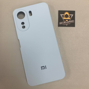 Xiaomi Redmi 13C / Poco C65 | Протиударний чохол з логотипом | Soft Touch | Голубий