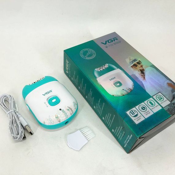 Женский эпилятор для зоны бикини VGR V-726, Женская электробритва для удаления волос с LV-299 тела, Депилятор | Зображення 6