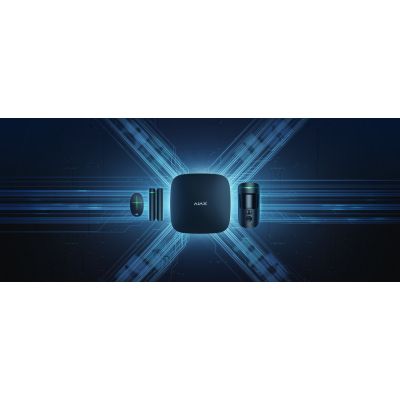 Комплект охранной сигнализации Ajax StarterKit Cam Plus HDR black | Зображення 1