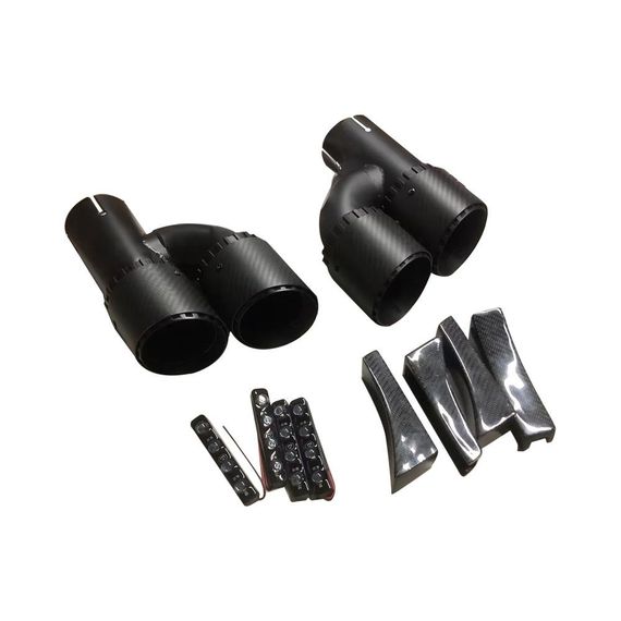 Дифузор заднього бампера (для M-Sport, 2018-2022, Карбон) для BMW X6 G06 2019- рр | Зображення 7