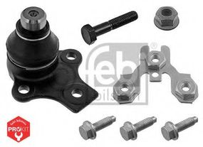 Опора кульова SEAT IBIZA II, VW CADDY II, GOLF II-IV 83-09 перед. міст (Вир-во FEBI) FEBI BILSTEIN 39810 на VW GOLF Mk II (19E, 1G1)
