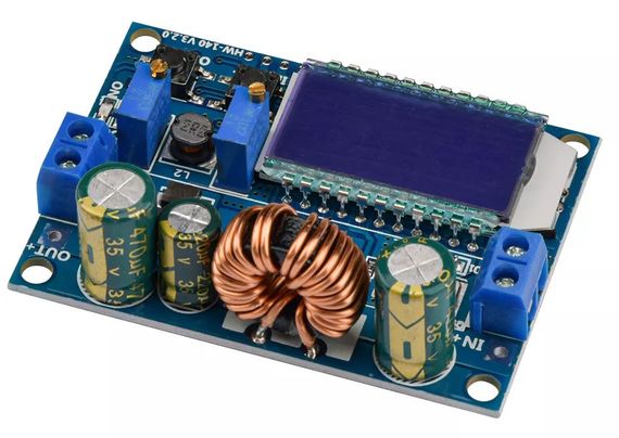 Модуль преобразователь с регулятором напряжения и дисплеем 35W Diymore