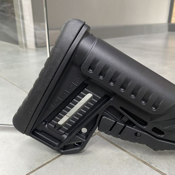 Приклад (база) DLG Tactical TBS Shock DLG-056, Com Spec, цвет – Чёрный | Зображення 2