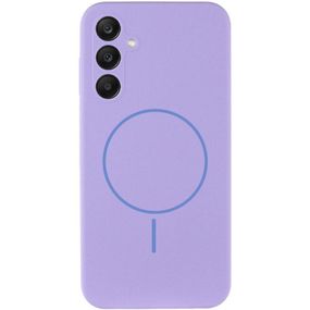 Чохол Silicone Cover Lakshmi Full Camera (AA) with MagFit для Samsung Galaxy S25 Бузковий / Dasheen