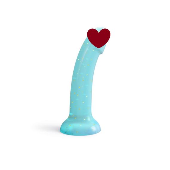 Дилдо с блестками Love To Love DILDOLLS - NIGHTFALL, ультрамягкий Sex Aura