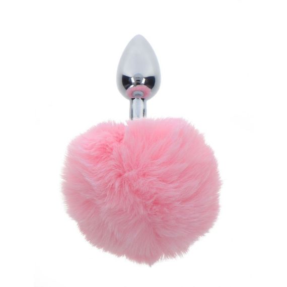 Анальна пробка з кролячим хвостиком Taboom Bunnytail Buttplug, рожевий Sex Aura