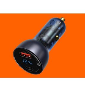 Зарядка автоприкуриватель 65 Вт для ноутбук