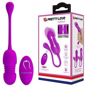 Виброяйцо - Pretty Love Callieri Thrusting Vibrating Egg Purple sexstyle