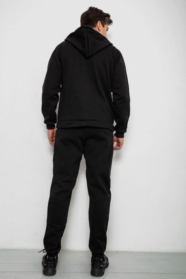 Спортивный костюм мужской на флисе, цвет черный, 238R58692 | Зображення 3