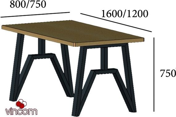 Стол обеденный Metall-Design Прайм 7501200750 | Зображення 4