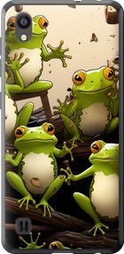 Чехол на ZTE Blade A5 2019 Жабки "5656u-2109-17620"