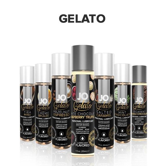 Лубрикант на водній основі System JO GELATO, 120мл, Білий шоколад з малиною | Зображення 4