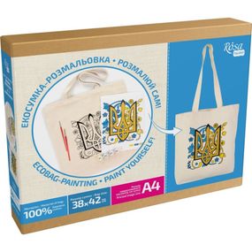 Набор для творчества экосумка-раскраска "Трезубец" N0003604, 38х42 см