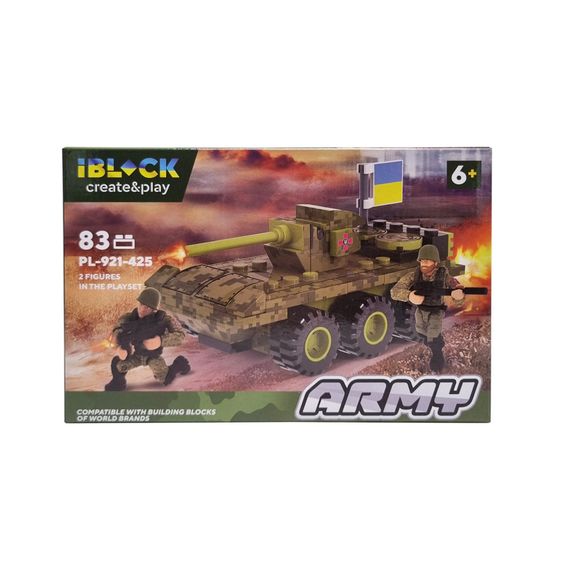 Конструктор дитячий Армія IBLOCK PL-921-425, 4 види (Вид 4)