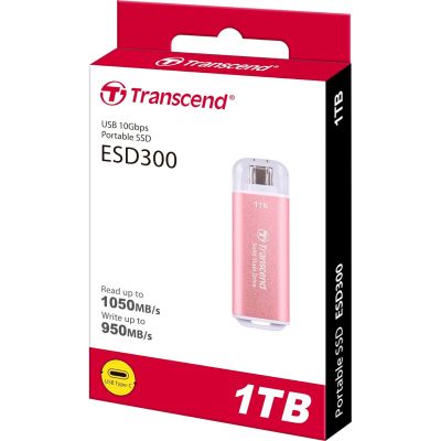 Накопитель SSD USB Type-C 1TB ESD300 Transcend (TS1TESD300P) | Зображення 4