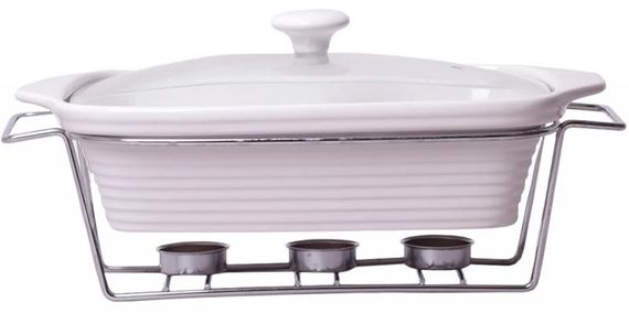 Марміт Kamille Food Warmer керамічна форма 3л 38см з підігрівом