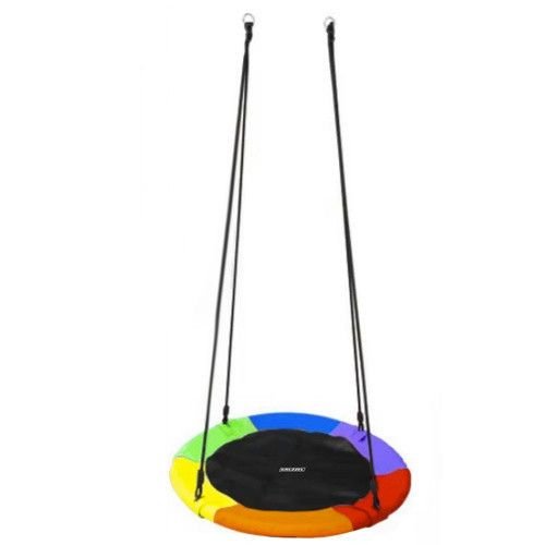 Детская подвесная качель Гнездо Аиста 100 см Kruzzel 25285 до 160 кг | Зображення 6