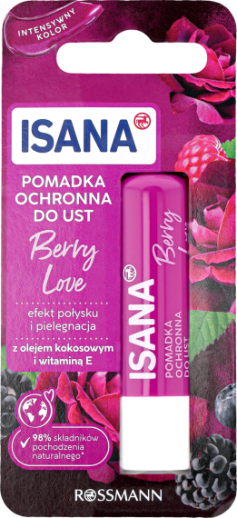 ISANA Захисний бальзам для губ, Berry Love, 4,8 g