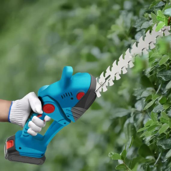Акумуляторний кущоріз для догляду за садом з 2 АКБ 48 В і 2 насадками в кейсі | Зображення 7