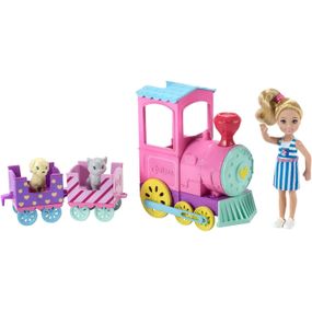 Ігровий набір Челсі та поїзд Barbie