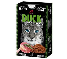 Ласощі для котів з качкою Alpha Spirit Duck Natural Snacks Cat, 80 гр