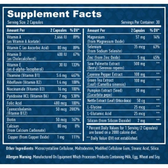 Комплекс для здоров'я передміхурової залози Haya Labs Prostate health 60 Caps | Зображення 1