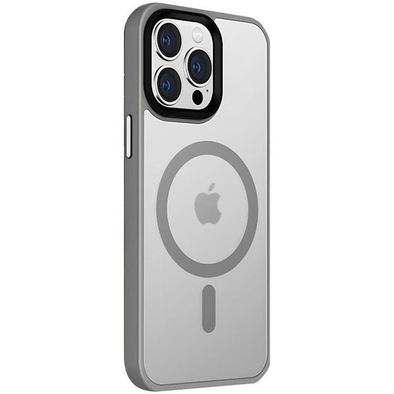 Чохол Ummi Colorful with MagSafe для Apple iPhone 15 Pro Max (6.7") Сірий / Grey | Зображення 1