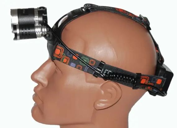 Мощный налобный светодиодный фонарик 3 в 1 RJ-3000, налобный фонарь, светодиодный фонарь | Зображення 6