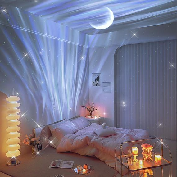 Проектор-ночник Galaxy Moon E24 2400 mAh White | Зображення 1