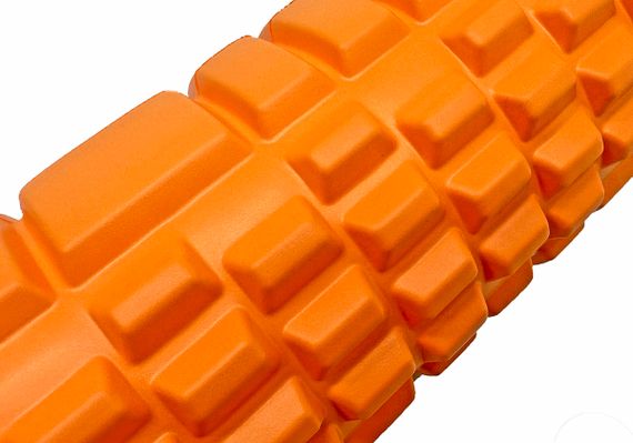 Масажний ролик EasyFit Grid Roller 33 см v.1.1 Помаранчевий (EF-2020-OR) | Зображення 2