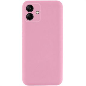 Чохол TPU GETMAN Liquid Silk Full Camera для Samsung Galaxy A06 Рожевий / Pink