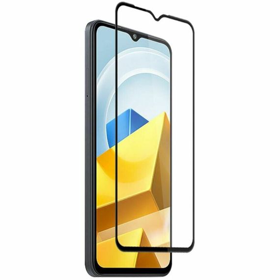 Захисне скло 2.5D на весь екран для Poco M5 4G | Зображення 2