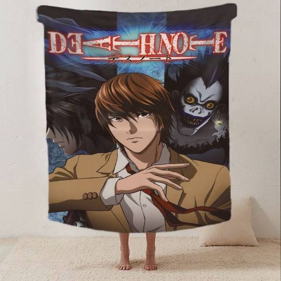 Плед 3D DEATH NOTE Тетрадь смерти 12304 135х160 см | Зображення 1