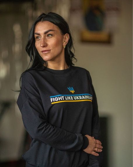 Світшот жіночий "Family look" Носи своє 52 Синій (p-8462-101264) | Зображення 6