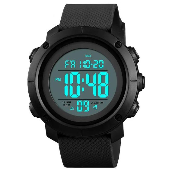 Годинник наручний чоловічий SKMEI 1434BKWT BLACK-WHITE, оригінальний чоловічий годинник. Колір: чорний | Зображення 1
