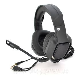 Наушники проводные Cyberpunk CP-007, с микрофоном и регулировкой громкости, Black, Box