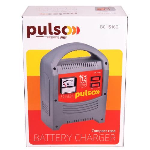 Зарядний пристрій PULSO BC-15160 6&12V/12A/9-160AHR/стрілковий індикатор | Зображення 4