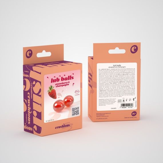Вибухові кульки зі смаком шампанського із вершками Balls lub strawberry&champagne | Зображення 1