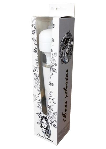 Вибромассажер Massager Wand USB White 10 Function Sex Aura | Зображення 7