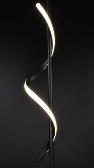 Люстра світлодіодна підвісна LED світильник для квартири на стелю лед 27045 Чорний 80-200х13х13 см. | Зображення 2